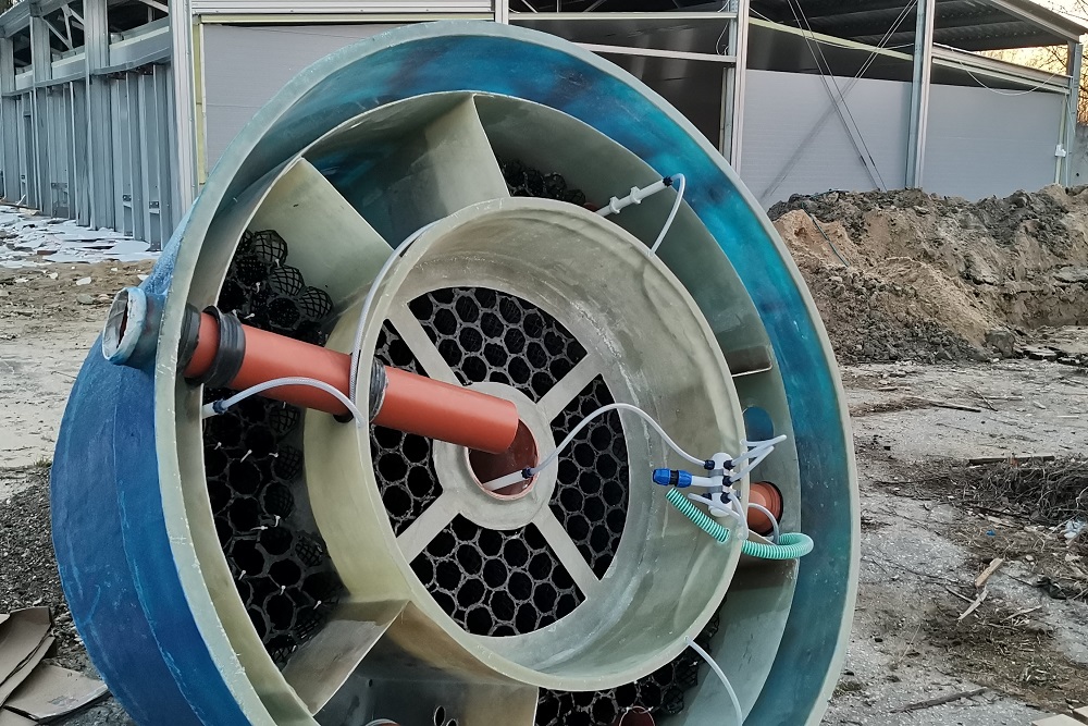 Монтаж станции биоочистки Композит Био