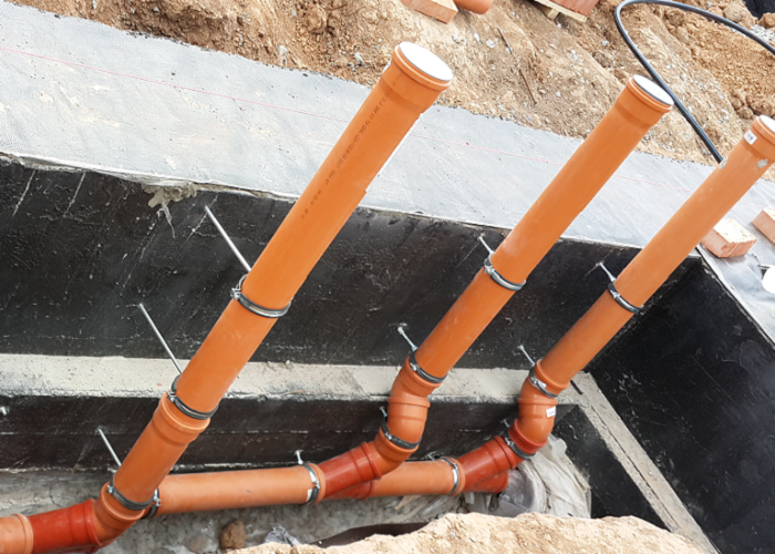 Прокладка канализации в доме