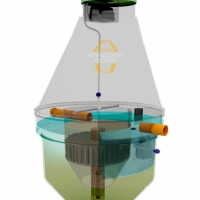 Септик Кристалл-8 вид в 3D