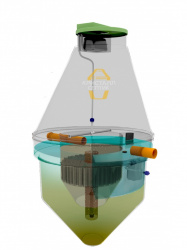Септик Кристалл-8 вид в 3D
