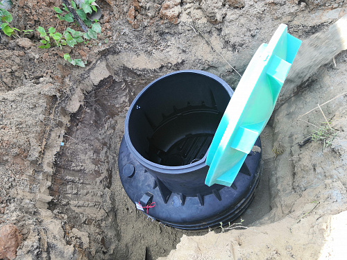 Монтаж скважинного кессона Термит 1-5 mini