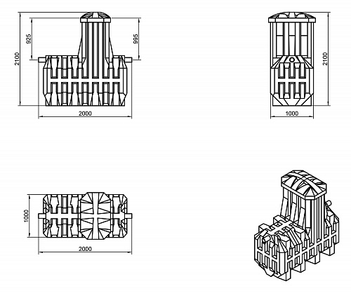 ERGOBOX 6 S размеры