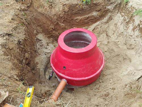 Монтаж станции Sani-5-long