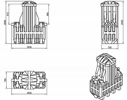 ERGOBOX 3 размеры