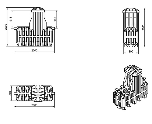 ERGOBOX 4 размеры