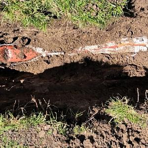 Старая канализационная труба