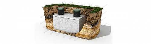 Септик Борисова Классика 7 в грунте