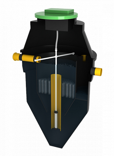 Септик Борисова Композит Аэро в разрезе