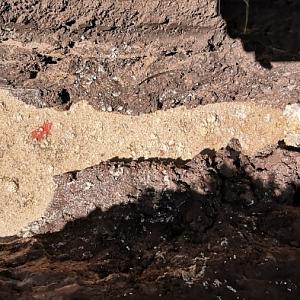 Разрушенный канализационный коллектор