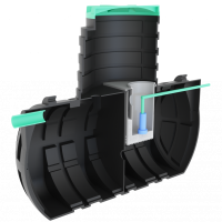 Септик Термит Профи Плюс 2.0 PR в разрезе