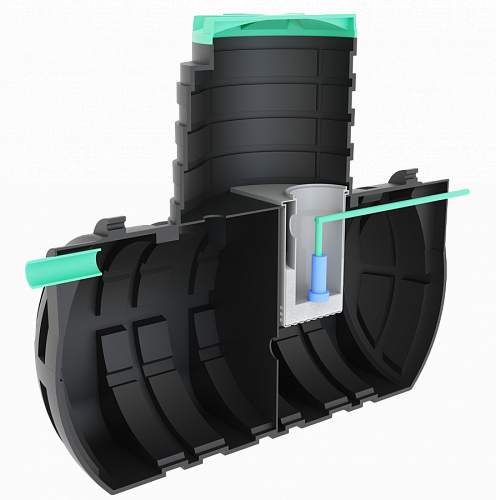 Септик Термит Профи Плюс 2.0 PR в разрезе