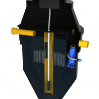 Септик Борисова Композит Аэро в разрезе