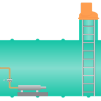 Пожарный резервуар