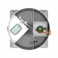 Септик Нителла в разрезе - вид сверху